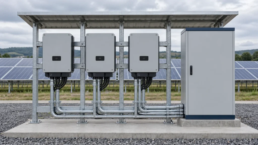 Solar PV AC Grid Connection: Define the Cabinet Supply Scope