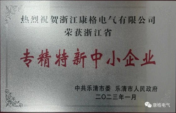 Specialized and Innovative SME Certificate
