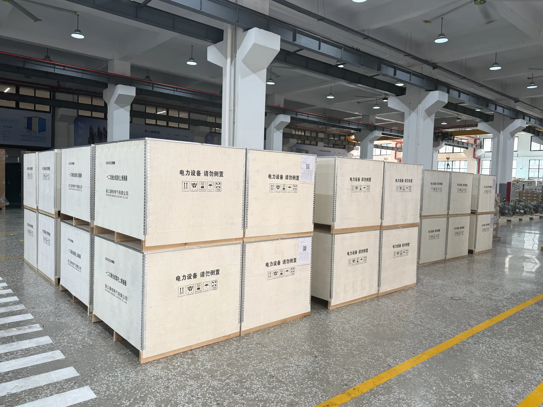 Equipment packing area at CANGO